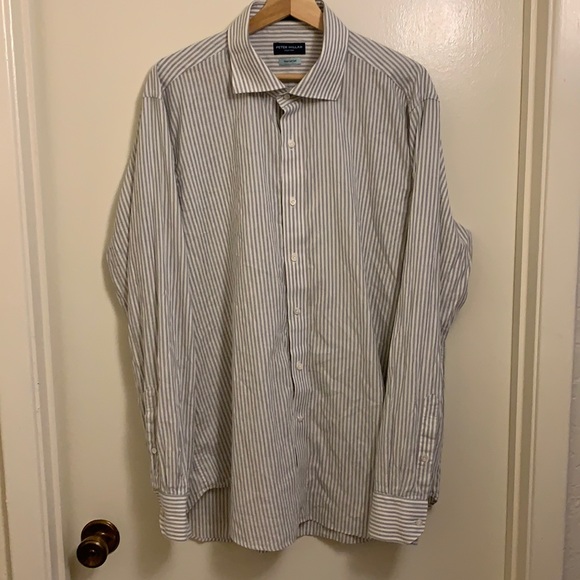 XL Men’s Peter Millar Striped Shirt - Picture 1 of 4